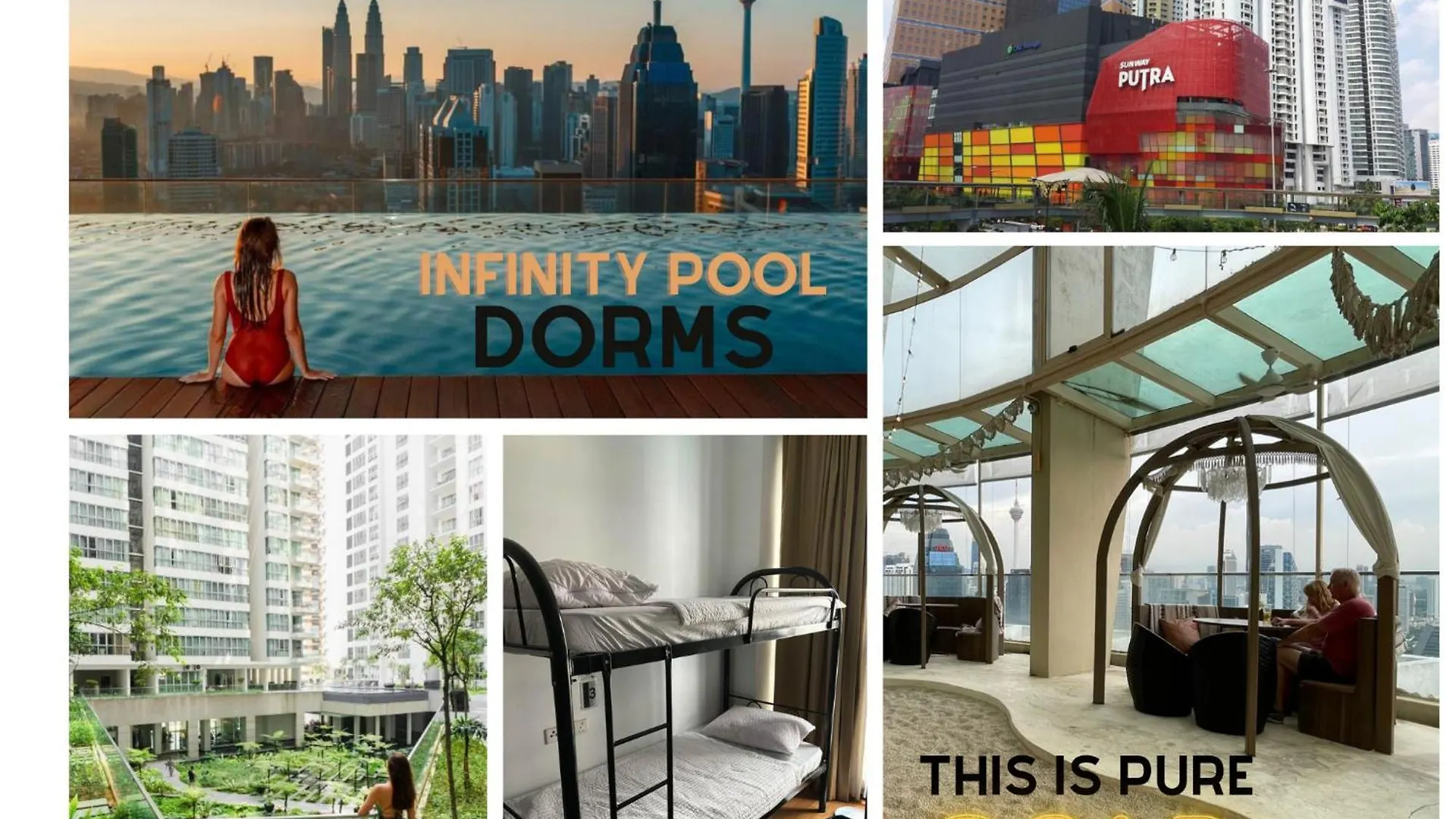 Infinity Pool Dorms Klcc View By Regalia Hostel Kuala Lumpur